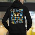 World Down Syndrome Day Awareness T21 Teacher Women Men Kids Men's Hoodie Back Print, funny gift