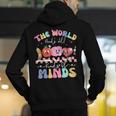 The World Needs All Kinds Of Minds Special Education Teacher Men's Hoodie Back Print, funny gift