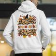 Autumn Fall SPED ED Teacher Thankful Grateful Pumpkin Retro Men's Hoodie Back Print, funny gift