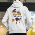 This Is My Awesome Teacher Costume Halloween Witch Men's Hoodie Back Print, funny gift
