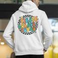Back To School Groovy Teacher 1st First Grade Crew Squad Men's Hoodie Back Print, Groovy Teacher Hoodies, First Grade Teacher Hoodies, funny gift