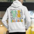 Braille Teacher Of The Visually Impaired Groovy VI Teacher Men's Hoodie Back Print, Groovy Teacher Hoodies, funny gift Braille Teacher Of The Visually Impaired Groovy VI Teacher Men's Hoodie Back Print, Groovy Teacher Hoodies, funny gift