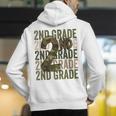 Camo Team 2nd Grade Squad Back To School Teacher Kids Boys Men's Hoodie Back Print, 2nd Grade Teacher Hoodies, funny gift
