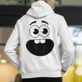 Creepy Carrots Face Teacher Halloween Costume Matching Men's Hoodie Back Print, funny gift Creepy Carrots Face Teacher Halloween Costume Matching Men's Hoodie Back Print, funny gift