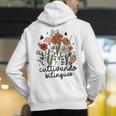 Cultivando Bilingues Dual Language Crew Bilingual Teacher Men Women Girls Kids Men's Hoodie Back Print, funny gift