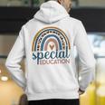 Cute Special Education Leopard Print SPED Teacher Idea Men's Hoodie Back Print, funny gift Cute Special Education Leopard Print SPED Teacher Idea Men's Hoodie Back Print, funny gift