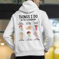 Daycare Preschool Infant Teacher Thing I Do In The Classroom Men's Hoodie Back Print, funny gift