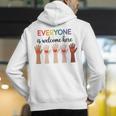 Everyone Is Welcome Here Idaho Teacher Men's Hoodie Back Print, funny gift Everyone Is Welcome Here Idaho Teacher Men's Hoodie Back Print, funny gift