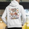 Fall In Love With Learning Teacher Autumn School Men's Hoodie Back Print, funny gift Fall In Love With Learning Teacher Autumn School Men's Hoodie Back Print, funny gift