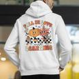 Fall In Love With Learning Teacher Retro Thanksgiving Men's Hoodie Back Print, funny gift
