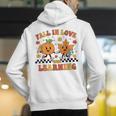 Fall In Love With Learning Teacher Student Autumn Pumpkin Men's Hoodie Back Print, funny gift Fall In Love With Learning Teacher Student Autumn Pumpkin Men's Hoodie Back Print, funny gift