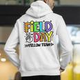 Field Day Yellow Team For Teacher Kids Field Day Games Men's Hoodie Back Print, funny gift