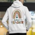 Future Teacher Boho Rainbow Leopard New Grad Student Men's Hoodie Back Print, Future Teacher Hoodies, funny gift Future Teacher Boho Rainbow Leopard New Grad Student Men's Hoodie Back Print, Future Teacher Hoodies, funny gift