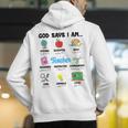 God Says Im Teacher Christian Back To School Religious Men's Hoodie Back Print, funny gift God Says Im Teacher Christian Back To School Religious Men's Hoodie Back Print, funny gift