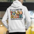 Good Day To Do Math Teacher Vintage Groovy Nerd Women Men Men's Hoodie Back Print, Groovy Teacher Hoodies, funny gift