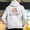 Good Day To Teach Tiny Humans Rainbow Teacher Men's Hoodie Back Print, funny gift Good Day To Teach Tiny Humans Rainbow Teacher Men's Hoodie Back Print, funny gift