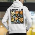 Growth Not Perfection Abstract Florals SPED Teacher Men's Hoodie Back Print, funny gift Growth Not Perfection Abstract Florals SPED Teacher Men's Hoodie Back Print, funny gift
