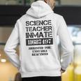 Halloween Science Teacher Prisoner Costume Men's Hoodie Back Print, Science Teacher Hoodies, funny gift Halloween Science Teacher Prisoner Costume Men's Hoodie Back Print, Science Teacher Hoodies, funny gift