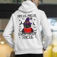 Hocus Pocus Everybody Focus Halloween Teacher For Men Women Men's Hoodie Back Print, funny gift Hocus Pocus Everybody Focus Halloween Teacher For Men Women Men's Hoodie Back Print, funny gift