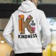 K Is For Kindness Unity Day Teacher Kids Men's Hoodie Back Print, funny gift