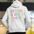 Kids AUTISM IS NOT A TRAGEDY IGNORANCE IS Proud Teacher Crew Men's Hoodie Back Print, funny gift Kids AUTISM IS NOT A TRAGEDY IGNORANCE IS Proud Teacher Crew Men's Hoodie Back Print, funny gift