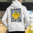 Kindergarten Teacher Hippie Smile Face Back School Men's Hoodie Back Print, funny gift Kindergarten Teacher Hippie Smile Face Back School Men's Hoodie Back Print, funny gift
