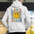 Let's Learn Today Smile Face Back To School For Teacher Kids Men's Hoodie Back Print, funny gift