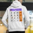 Math Teacher Halloween Costume Calculator Math Pun Men's Hoodie Back Print, funny gift Math Teacher Halloween Costume Calculator Math Pun Men's Hoodie Back Print, funny gift