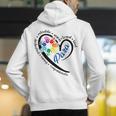 Para Heart Teacher Paraprofessional Paraeducator Men Women Men's Hoodie Back Print, funny gift