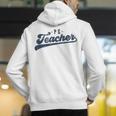 PE Teacher Cute Vintage Graphic Physical Education Teacher Men's Hoodie Back Print, Pe Teacher Hoodies, funny gift