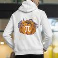 Pi Day Pumpkin Pi Math Teacher Halloween Costume Men's Hoodie Back Print, funny gift Pi Day Pumpkin Pi Math Teacher Halloween Costume Men's Hoodie Back Print, funny gift