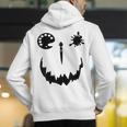 Pumpkin Artist Halloween Art Teacher Men's Hoodie Back Print, funny gift