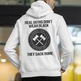 Real Goths Sack Rome History Teacher Men's Hoodie Back Print, History Teacher Hoodies, funny gift