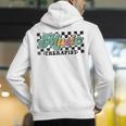 Retro Checkered Music Therapist Squad Music Therapy Teacher For Men Women Men's Hoodie Back Print, funny gift Retro Checkered Music Therapist Squad Music Therapy Teacher For Men Women Men's Hoodie Back Print, funny gift