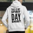 School Teacher Spirit Day Costume For Men Women Men's Hoodie Back Print, funny gift School Teacher Spirit Day Costume For Men Women Men's Hoodie Back Print, funny gift