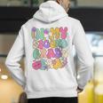 In My Second Grade Era Teachers Women Back To School Girls Men's Hoodie Back Print, funny gift