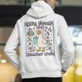 Silly Goose Teacher Club Silly Goose For Teacher Men's Hoodie Back Print, funny gift Silly Goose Teacher Club Silly Goose For Teacher Men's Hoodie Back Print, funny gift