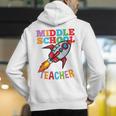 Space Middle School Teacher Back To School Men Women Kids Men's Hoodie Back Print, funny gift Space Middle School Teacher Back To School Men Women Kids Men's Hoodie Back Print, funny gift