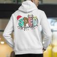SPED Squad Special Education Teacher Autism Christmas Women Men's Hoodie Back Print, funny gift
