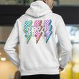SPED Teacher Squad Lightning Bolt Special Education Men's Hoodie Back Print, funny gift