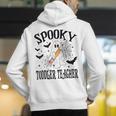 Spooky Toddler Teacher Halloween School Men's Hoodie Back Print, funny gift Spooky Toddler Teacher Halloween School Men's Hoodie Back Print, funny gift