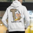 T Is For Teacher’s Aide Back To First Day Of School Leopard Men Women Girls Kids Men's Hoodie Back Print, funny gift T Is For Teacher’s Aide Back To First Day Of School Leopard Men Women Girls Kids Men's Hoodie Back Print, funny gift