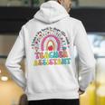 It Takes A Big Heart To Shape Little Minds Teacher Assistant Men's Hoodie Back Print, funny gift