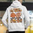 I Teach The Coolest Pumpkins In The Patch Teacher Halloween Men's Hoodie Back Print, funny gift