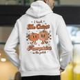 I Teach The Cutest Pumpkins In The Patch Retro Teacher Fall Men's Hoodie Back Print, funny gift