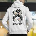 Teacher Para Life Tee Paraprofessional Cute Messy Bun Men's Hoodie Back Print, funny gift Teacher Para Life Tee Paraprofessional Cute Messy Bun Men's Hoodie Back Print, funny gift
