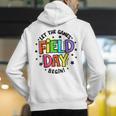 Teacher Student Field Day Let The Games Begin Field Day Men's Hoodie Back Print, funny gift