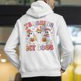 Teaching My Boos Cute Spooky Ghost Teacher Halloween Women Men's Hoodie Back Print, funny gift Teaching My Boos Cute Spooky Ghost Teacher Halloween Women Men's Hoodie Back Print, funny gift