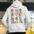 Team TK Teacher Christmas Groovy Smile Face Girl Boy Kid TK Men's Hoodie Back Print, Groovy Teacher Hoodies, funny gift Team TK Teacher Christmas Groovy Smile Face Girl Boy Kid TK Men's Hoodie Back Print, Groovy Teacher Hoodies, funny gift
