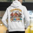 Thankful For My Preschool Turkeys Thanksgiving Teacher Fall Men's Hoodie Back Print, funny gift Thankful For My Preschool Turkeys Thanksgiving Teacher Fall Men's Hoodie Back Print, funny gift